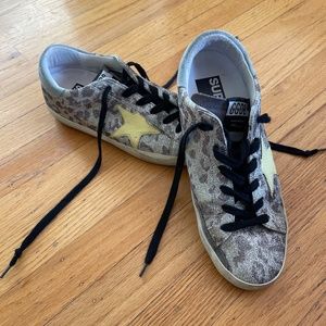 Golden Goose Woman’s Silver Sneakers - Barely Worn